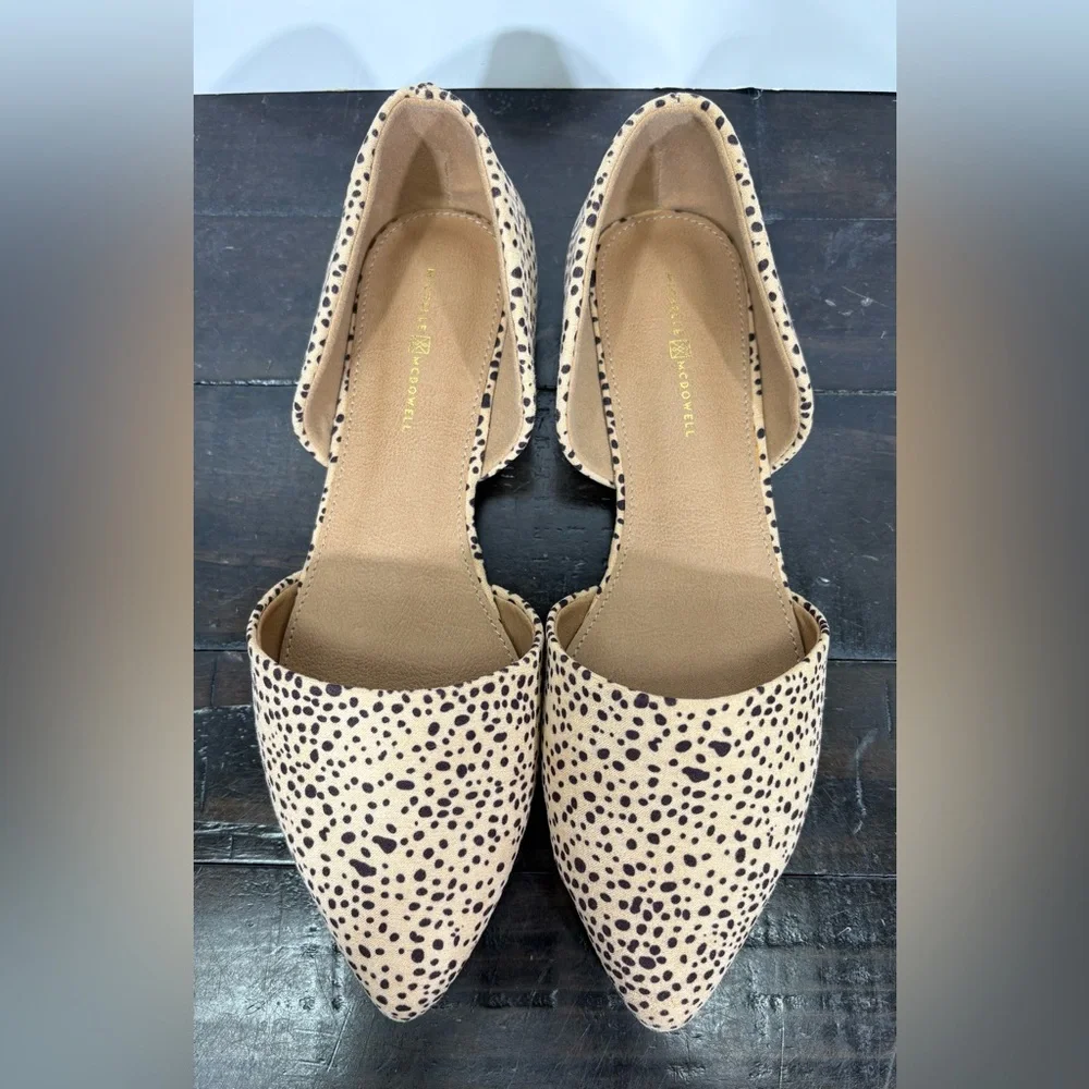 NEW Michelle McDowell Quinn Flats in Leopard Size 6 - Picture 3 of 9
